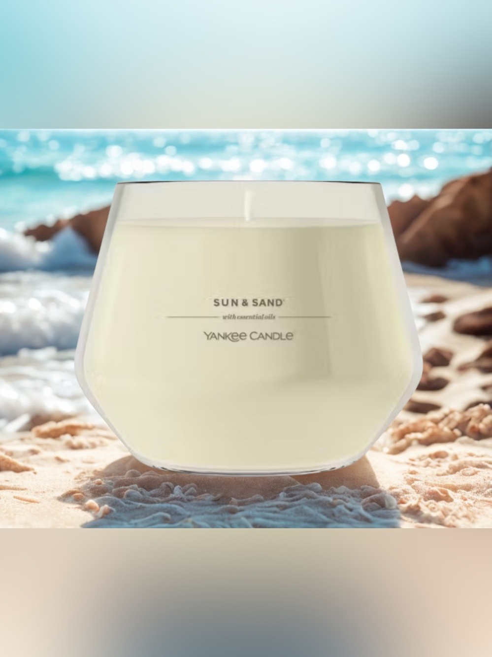 🏝️YANKEE CANDLE🏝️Sun & Sand Studio Candle/NIP